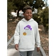 thumbnail image 2 of Fluffy Ghost W Pumpkin Hoodie Juniors -Image by Shutterstock,  Large, 2 of 4