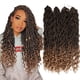 thumbnail image 2 of Faux Locs-trenzas sintéticas de ganchillo para mujer, trenzas sintéticas de ganchillo ombré para trenzar el cabello, cerraduras Bohemias de 18 pulgadas, 24 soportes, 2 of 4