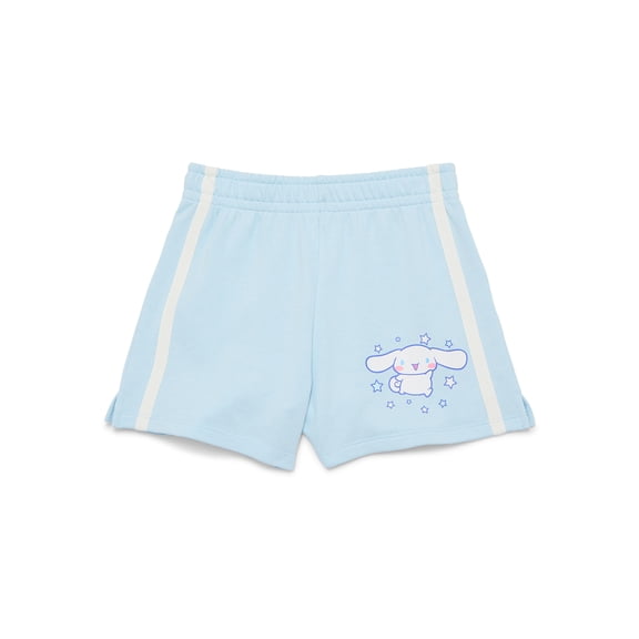 Sanrio Cinnamoroll Girls French Terry Shorts, Sizes 4-16