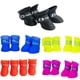 thumbnail image 2 of Zapatos de lluvia antideslizantes para perros y gatos, botas de goma para perros y gatos, cubierta para pies de mascotas, calcetines impermeables para cachorros, perros pequeños y medianos, 4 piezas, 2 of 4
