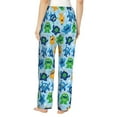 thumbnail image 2 of Bingfone Pajamas for Women,Cartoon Monster Pajama Pants with Pockets-Small, 2 of 7