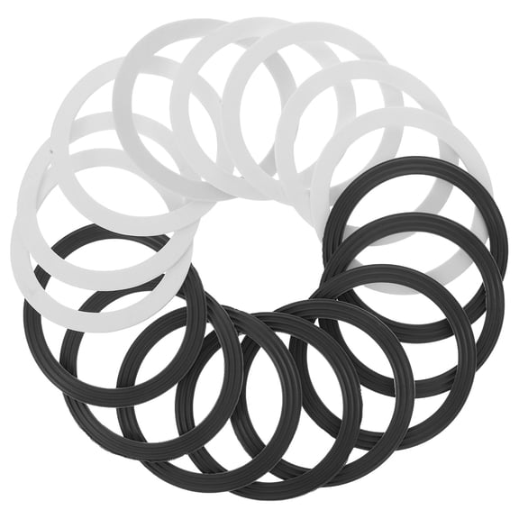 RENACLIPY 8 Pairs Kitchen Sink Drain Seal Rubber Gaskets Replacement Washers for Plumbing Fixtures and Repairs