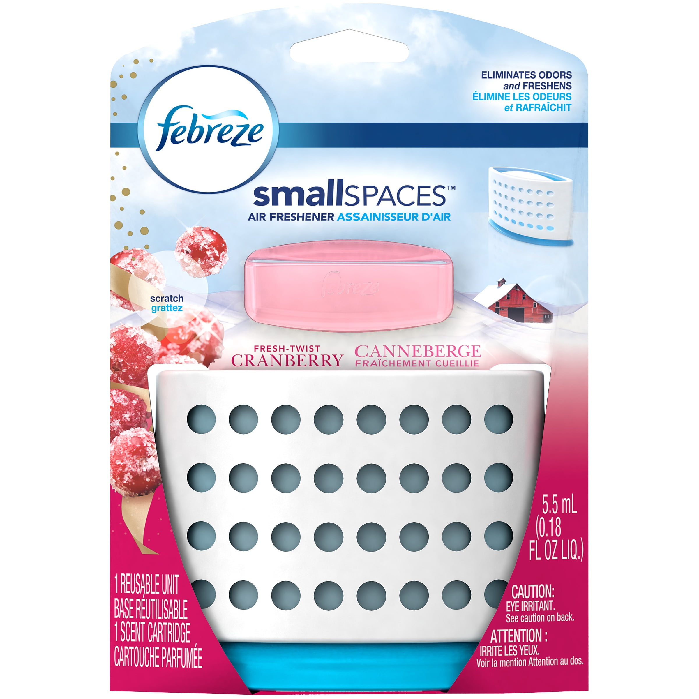 Febreze SmallSpaces Fresh-Twist Cranberry Air Freshener 0.18 fl. oz ... Febreze SmallSpaces Fresh-Twist Cranberry Air Freshener 0.18 fl. oz ...