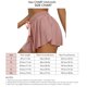 thumbnail image 5 of Pantalones cortos de Yoga con cordón en la cintura, dobladillo con volantes, secado rápido, 2 en 1, pantalones cortos atléticos de doble capa para mujer, para entrenamiento físico y correr, 5 of 5