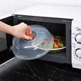 thumbnail image 4 of Housse Anti-Éclaboussures pour Micro-Ondes 9 Pouces Housse Résistante à la Chaleur pour Plats Chauds Blanc, 4 of 5