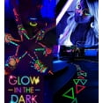 thumbnail image 4 of UV LED Black Light Bulbs 2 Pack, A19 E26 9W Blacklight Bulb for Glow in The Dark, UVA Level 385-400nm, Blacklight Light Bulbs for Parties Body Paint Fluorescent Poster Pet Stains, 4 of 7