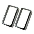 thumbnail image 2 of Paquete De 2 Cubiertas De Recolección De Metal Para Piezas De Instrumentos Musicales De Guitarra Eléctrica Negro Baoblaze Cubierta de pastilla Humbucker de latón, 2 of 8
