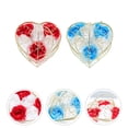 thumbnail image 3 of 2 conjuntos de cestas de regalo de flor de jabón de rosa en forma de corazón Cajas de rosa de hierro creativo, 3 of 4