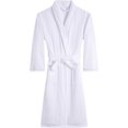 thumbnail image 1 of Bathrobe Robes Unisex Nightshirts Bathrobe Casual Solid Color Soft Bathrobe Absorbent Nightgown Pajamas Bath Robe, 1 of 1