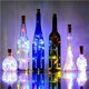thumbnail image 3 of Yuarrent 10 luces de cadena de alambre de cobre LED con forma de corcho de botella de vino con energía solar LED Luz de hadas de Navidad Iluminación navideña No.1 Yuarrent HA024820-01, 3 of 5