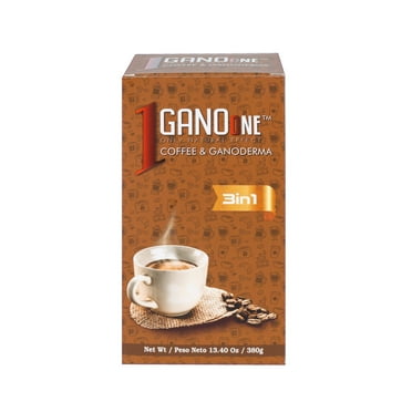 1 Box GanoOne 3 in 1 Coffee - with Organic Ganoderma Extract (20 Sac per Box)