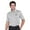 White, variant on Monterey Club Men's Drizzle Texture Solid Golf Polo Shirt #1088