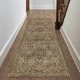 thumbnail image 4 of BERTHMEER 2'x8' Runner Rugs for Hallway Entryway Bedroom Kitchen Office Indoor Non-slip Washable Vintage Traditional Distressed Oriental Rugs ,Brown Carpets, 4 of 8