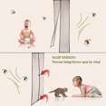 thumbnail image 2 of Magnetic Mosquito Net Curtain,keeps Out Mosquitoes And Other Critters Mosquito Net Magnetic Curtain Doors-80x220cm-flower, 2 of 5