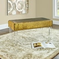 thumbnail image 2 of Linon Home Decor RUGAV0523 2 x 3 Antique Vintage with Silk Clara Area Rug, Beige & Ivory, 2 of 5