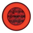 thumbnail image 2 of (2) " Halo " Clear Red 21 LED 4" Round Trailer Truck Turn Brake Tail Light Kits, 2 of 3