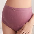thumbnail image 1 of Ropa interior de mujer embarazada de gran tamaño con entrepierna interior de algodón elástico alto en el segundo trimestre del embarazo, cintura alta, embarazo temprano, ropa interior fina para, 1 of 6