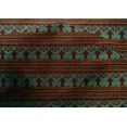 thumbnail image 4 of oneOone Cotton Silk Fabric Chevron & Swirl Block Printed Fabric 1 Yard 42 Inch Wide, 4 of 4