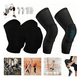 thumbnail image 1 of 2par Rodilleras Basketball Coderas Deportiva Ajustable Panel Xtellar negro, 1 of 4