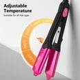 thumbnail image 4 of Terviiix Hair Crimper with 4 Changeable Plates, Ceramic Crimping Iron for Hair Styling, Pink, 4 of 6