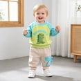 thumbnail image 5 of UAYOTSE Unisex Baby Cute Print Sweatshirt Pants Set Kids 3 6 12 18 Months 2T 3T 4T 5T 6T Fit Spring Winter Outfit Size 4-5 Years, 5 of 9