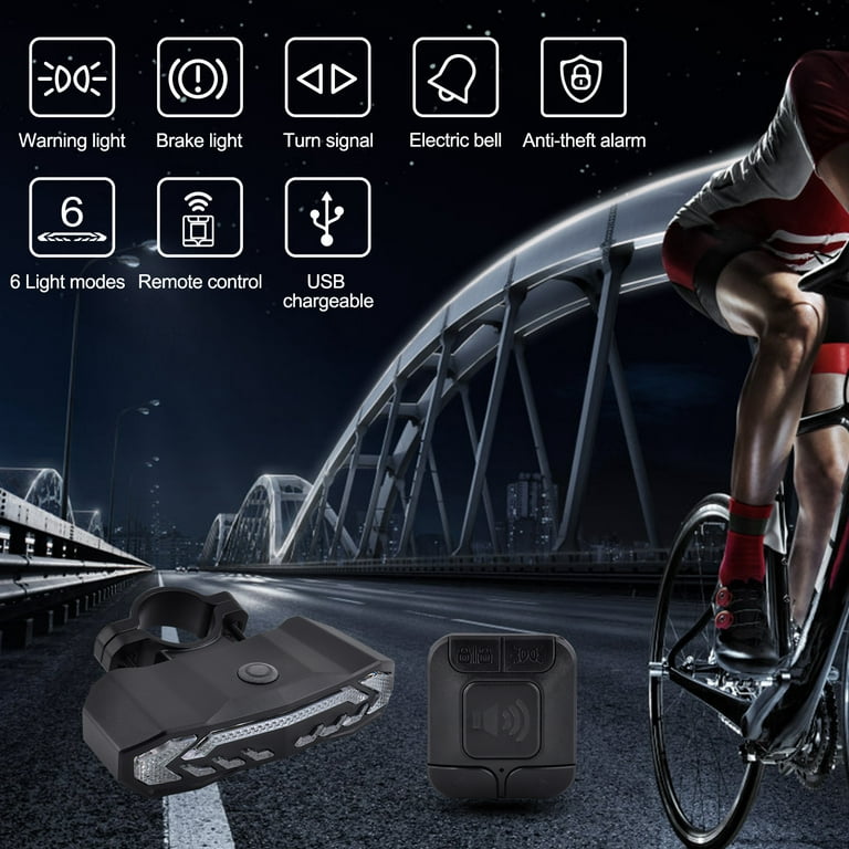 GREENCYCLE Wireless Bike Alarm with Remote, Anti-Theft Bicycle