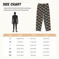 thumbnail image 3 of Fotbe Owls In Cartoon Style Pantalones de Pijama para Mujer, Pantalones de Dormir, Pantalones Pj con Cordón y Bolsillos-Large, 3 of 6