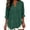 Blackish Green, variant on YVNAURA Womens Loose Fit Summer Shirt Breathable Cotton Linen Top Short Sleeve V Neck Blouse Casual Everyday Essential Tops Beach Vacation Work Office Wear, Black,L