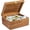 Acacia, variant on Wooden Keepsake Box, Large Acacia Storage Box with a Hinged Lid, Memory treasure box for Crafts and Photo Storage