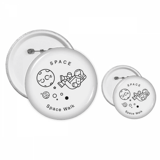 Astronautes Marche Planète Espace Broches Badge Bouton Conception Kit Artisanat Ensembles