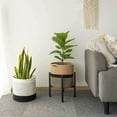 thumbnail image 3 of Cotton Rope Basket Storage Basket Flower Pot Round Office Living Room Clothes Jewelry Boxes Home Storage Box, 3 of 6