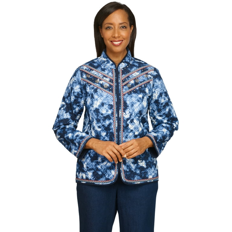 Alfred dunner quilted jacket cheap