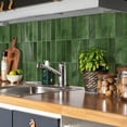 thumbnail image 4 of DEWOO 10 Sheet Peel and Stick Backsplash Tile,3D Self Adhesive Wall Tiles Stick on Backsplash for Kitchen,Bathroom,Camper (12"×12",Green), 4 of 14