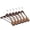 Retro, variant on Luxury Mahogany Wooden Suit Hangers - 6 Pack - Wood Coat Hangers,Jacket Outerwear Shirt Hangers,Glossy Finish with Extra-Wide Shoulder, 360 Degree Swivel Hooks & Anti-Slip Bar with Screw