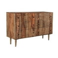 thumbnail image 2 of Porter Designs Waves Solid Sheesham Wood Dresser - Brown, 2 of 11