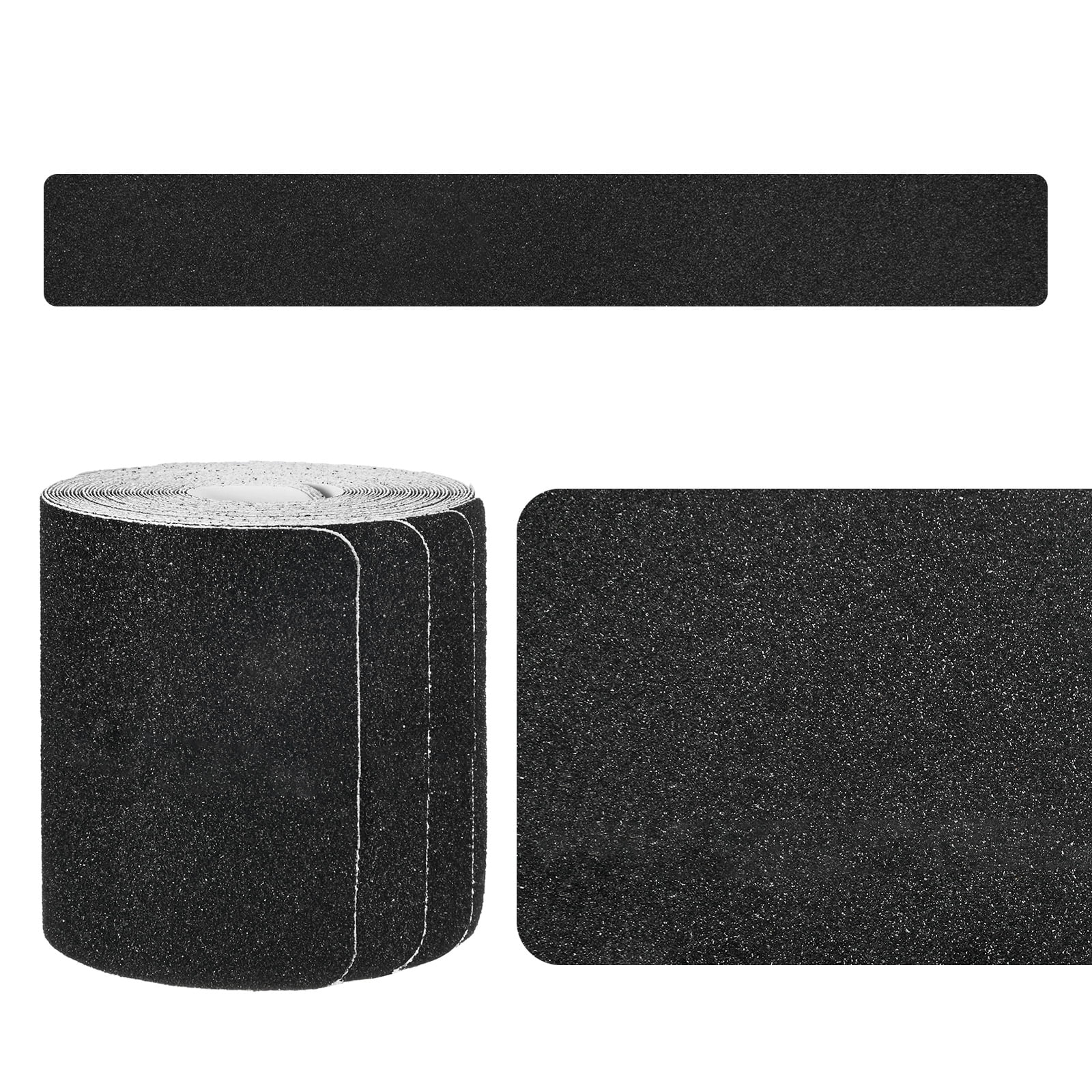 Uxcell 10-Pack Anti Slip Traction Tape 30 Inch X 4 Inch Best Grip Tape Grit Outdoor Non-Skid Tape for Stairs Step Black
