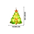 thumbnail image 3 of Christmas Window Lights - Battery-Powered Hanging Decor for Doors, Trees & Indoor/Outdoor Holiday Displays, 3 of 5