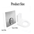 thumbnail image 4 of Shower Hooks Wall Hook Shampoo Holder for Wall Kitchen Bathroom Toilet 6PCS, 4 of 5