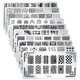 thumbnail image 1 of SILPECWEE-Juego de placas de estampado para manicura, 10 Uds., diseño de animales, placas de sellos con imágenes, plantillas de manicura, herramientas para decoración de uñas, 1 of 5