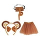thumbnail image 2 of Conjunto de orejas y Cola de mono disfraz de mono de animal de Cola larga para niñas y niños con falda de gasa, 2 of 8