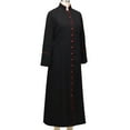 thumbnail image 4 of GRACEART Choir Cassock Black Robe Clergy Pulpit Liturgical Vestment Robe, 4 of 9