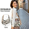 thumbnail image 3 of Artistic Butterfly Illustration Crossbody Purse – Watercolor Design, Adjustable Strap, Perfect for Nature Lovers, 3 of 5