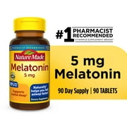 Nature Made Melatonin 5 mg Tablets, 90 Count