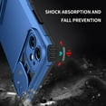 thumbnail image 4 of for iPhone 11 Case with Slide Camera Cover, ArmourSilicone TPU Bumper Tough PC Cover with Bulit in Kickstand, Military Shockproof Absorption Protective Cell Phone Case for iPhone 11 Blue, 4 of 7