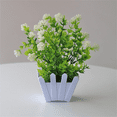 SHZNSJWDKJ Beautiful Artificial Potted Flowers Realistic Fake Plants
