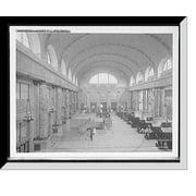 Historic Framed Print, Main waiting room, C. & N.W. Ry. [Chicago and North Western Railway station], Chicago, Ill., 17-7/8" x 21-7/8"