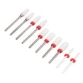 thumbnail image 3 of Ceramic Drill Bits, Left Right Rotation Remove Dead Skin Nail Drill Bits Set  For Home Use, 3 of 8
