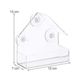 thumbnail image 4 of Comedero para pájaros de ventana para exterior con ventosas fuertes, apto para cardenales, pinzones, carboneros, etc., 4 of 4