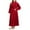 Red, variant on ShomPort Women's Fleece Robes, Long Winter Warm Soft Plush Bathrobes for Women, Thicked Comfy House Coat