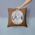 thumbnail image 2 of Carolines Treasures 7058PW1414 Kuvasz Fabric Decorative Pillow  14Hx14W multicolor, 2 of 4